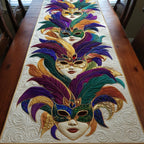 Golden Masquerade Table Runner