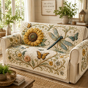 Golden Meadow Flight Sofa Cover - Made to Order