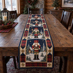 Golden Nutcracker Table Runner
