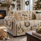 Golden Nutcracker Suite Sofa Cover