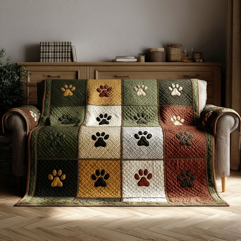 Golden Paw Days Sofa Cover