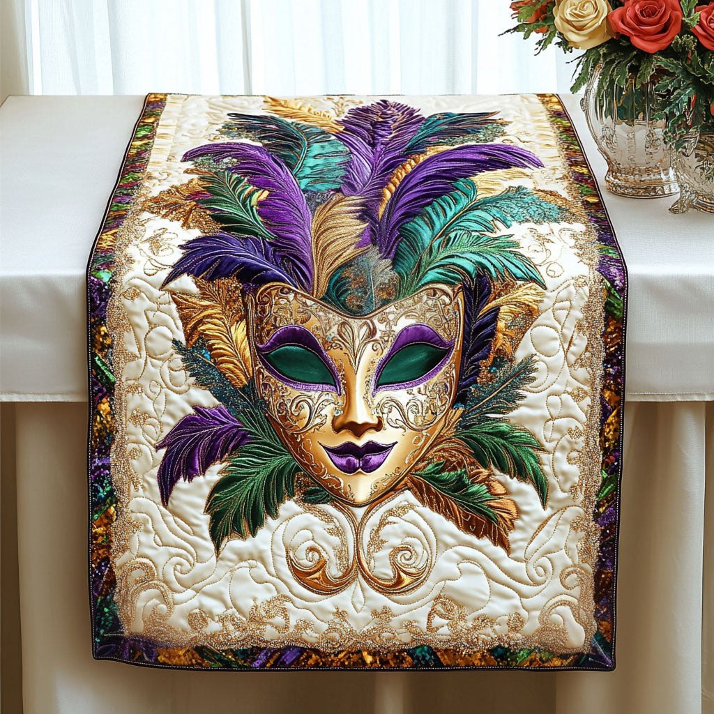 Golden Plume Table Runner