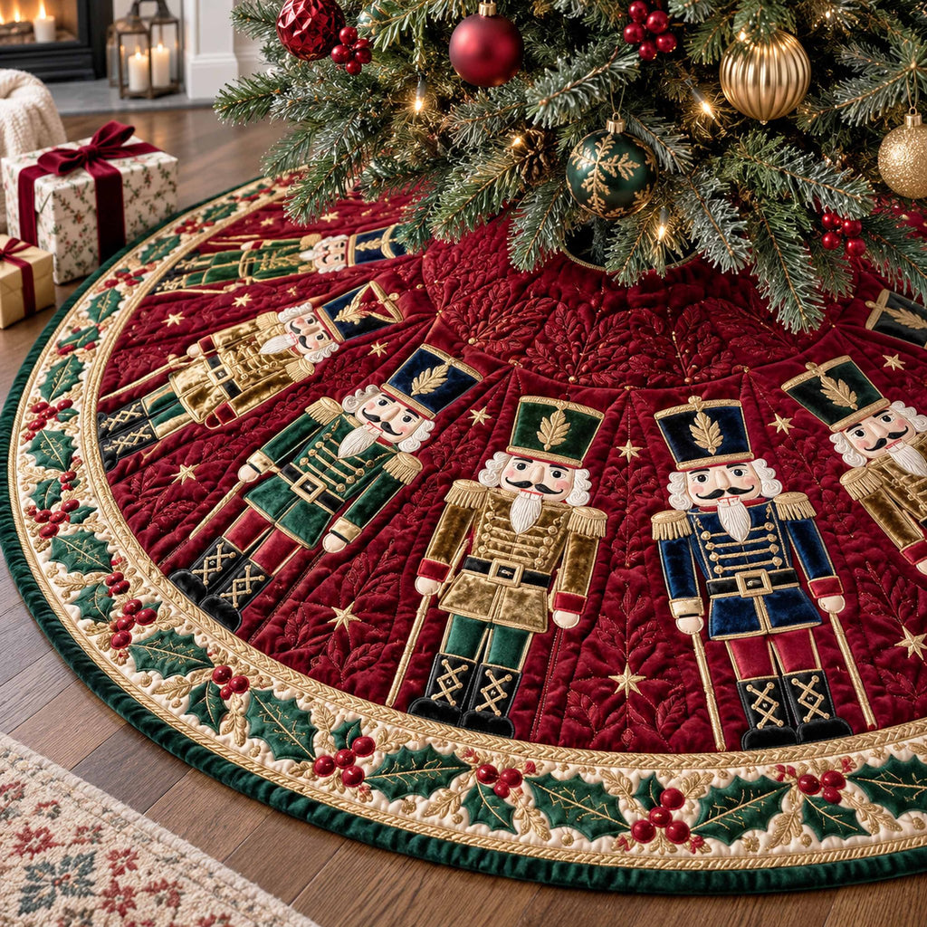 Golden Regiment Christmas Tree Skirt