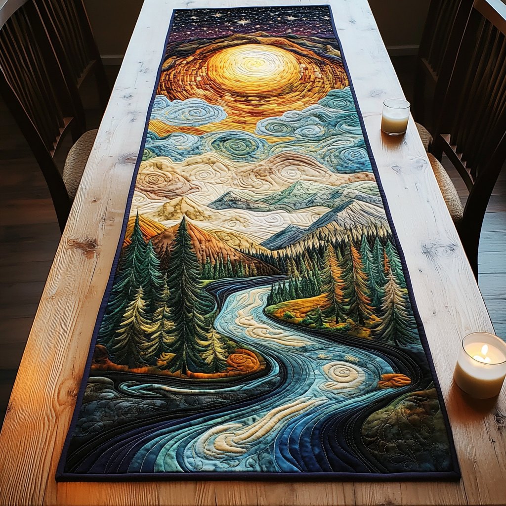 Golden River Table Runner