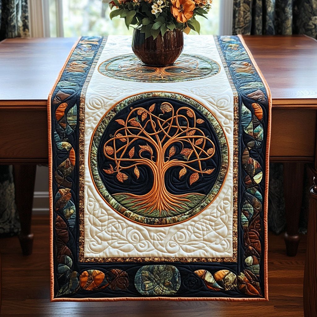 Golden Roots Table Runner