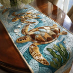 Golden Shell Table Runner