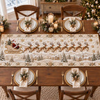 Golden Sleigh Table Runner