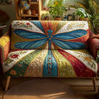 Golden Stripe Serenity Sofa Cover