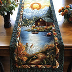 Golden Sunset Lodge Table Runner