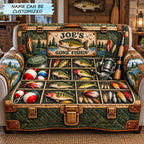Gone Fishin Sofa Cover