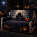 Gothic Pumpkin Night Sofa Cover