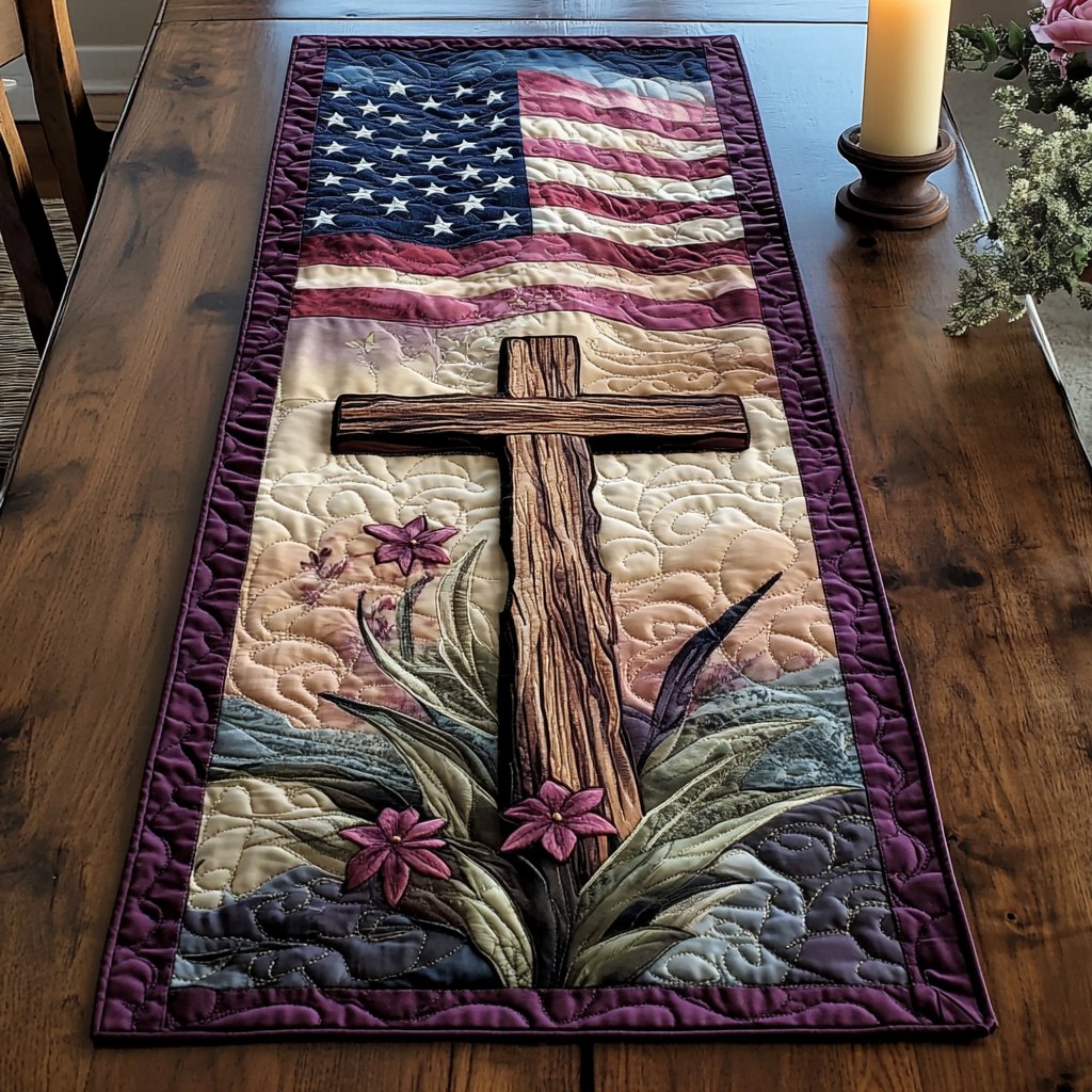 Grace Lily Table Runner