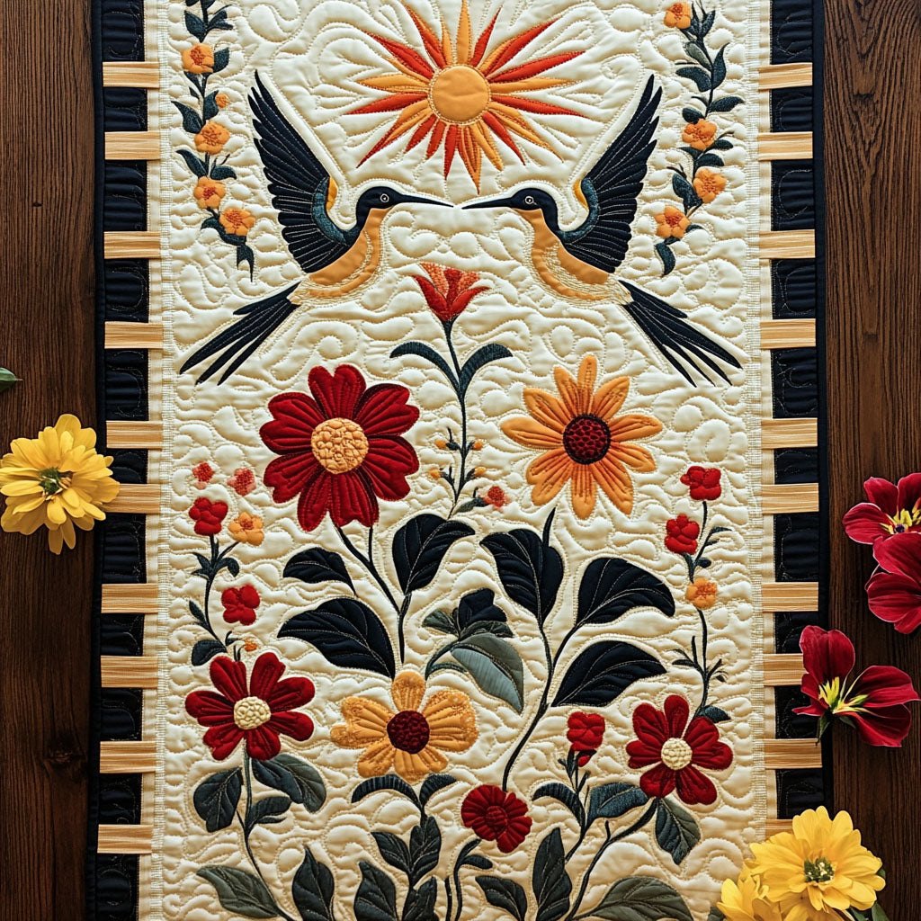 Graceful Dancer Table Runner
