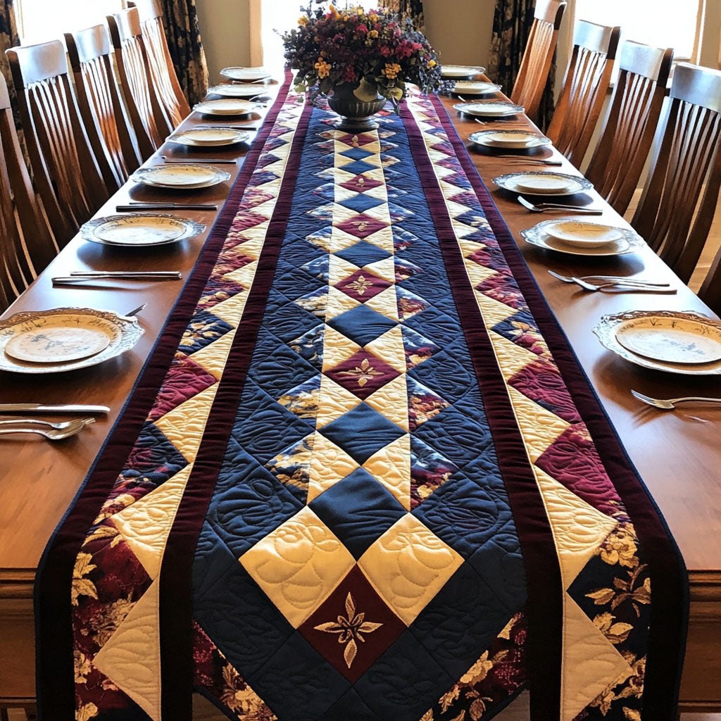 Graceful Insignia Table Runner
