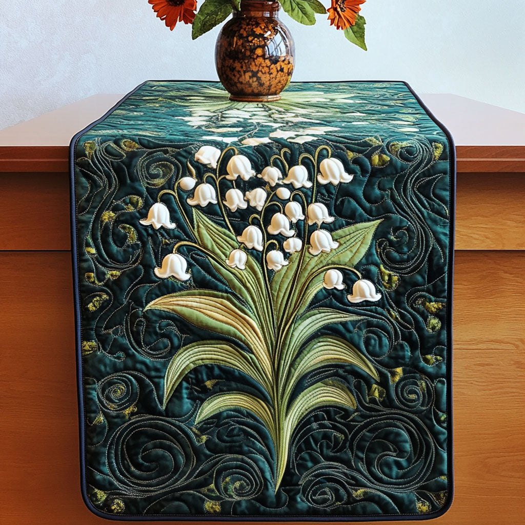 Graceful Lilies Table Runner