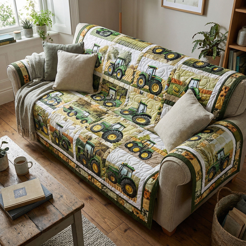 Green Acre Memories Sofa Cover