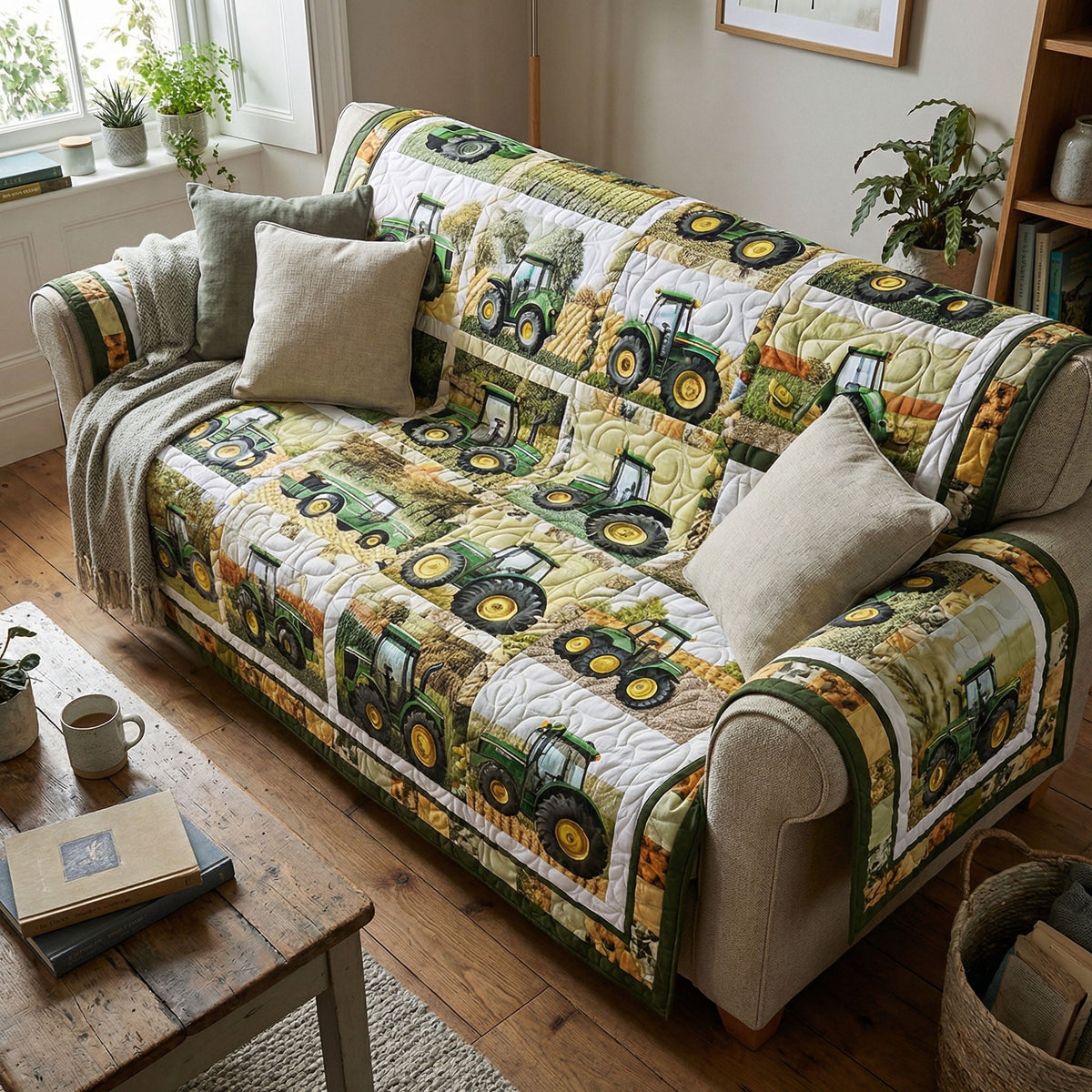 Green Acre Memories Sofa Cover