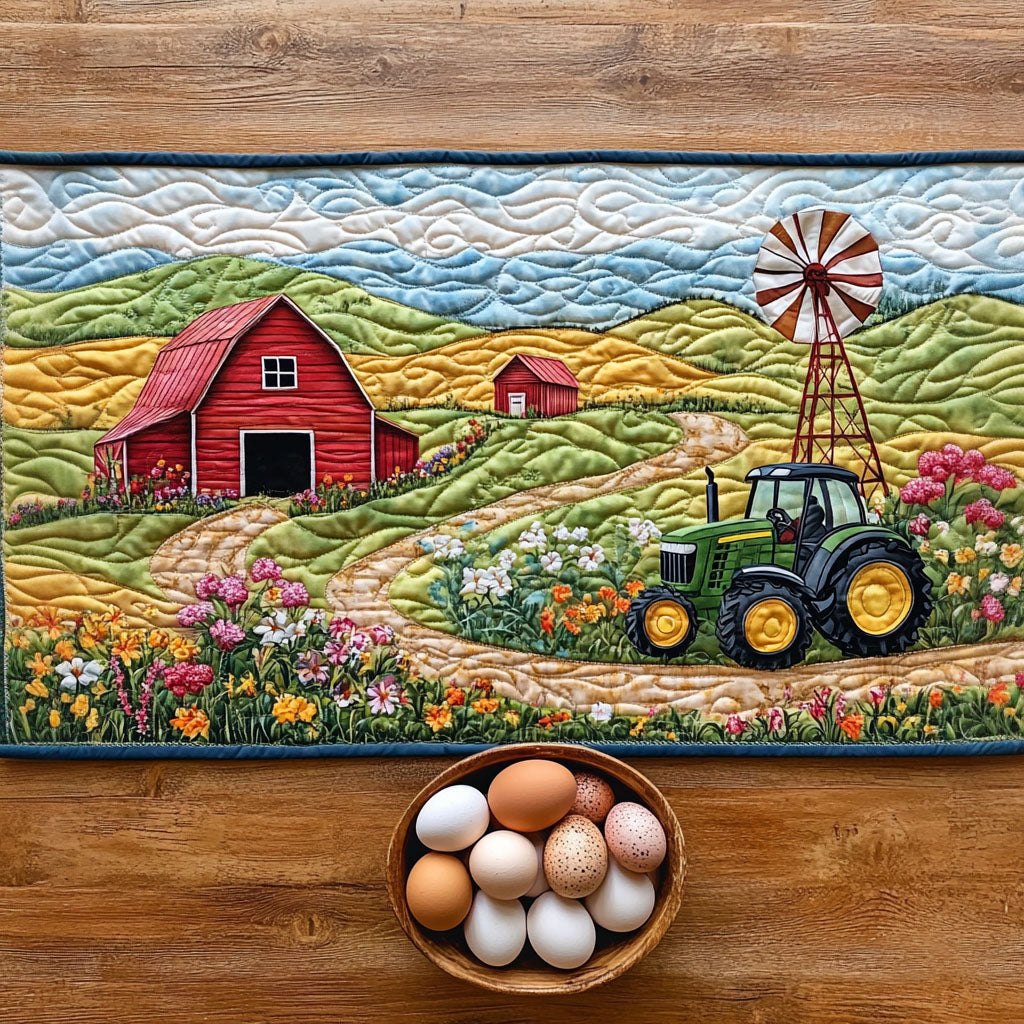 Green Acres Table Runner