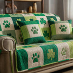 Green Clover Sofa Cover