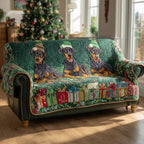 Green Doberman Sofa Cover