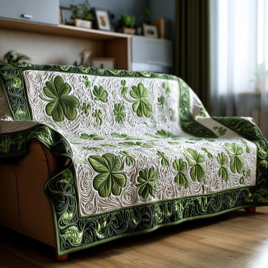 Green Embrace Sofa Cover