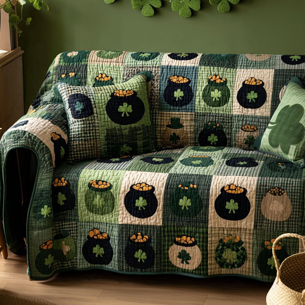 Green Harmony Sofa Cover