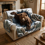 Grizzly Blue Pine Ridge Sofa Cover