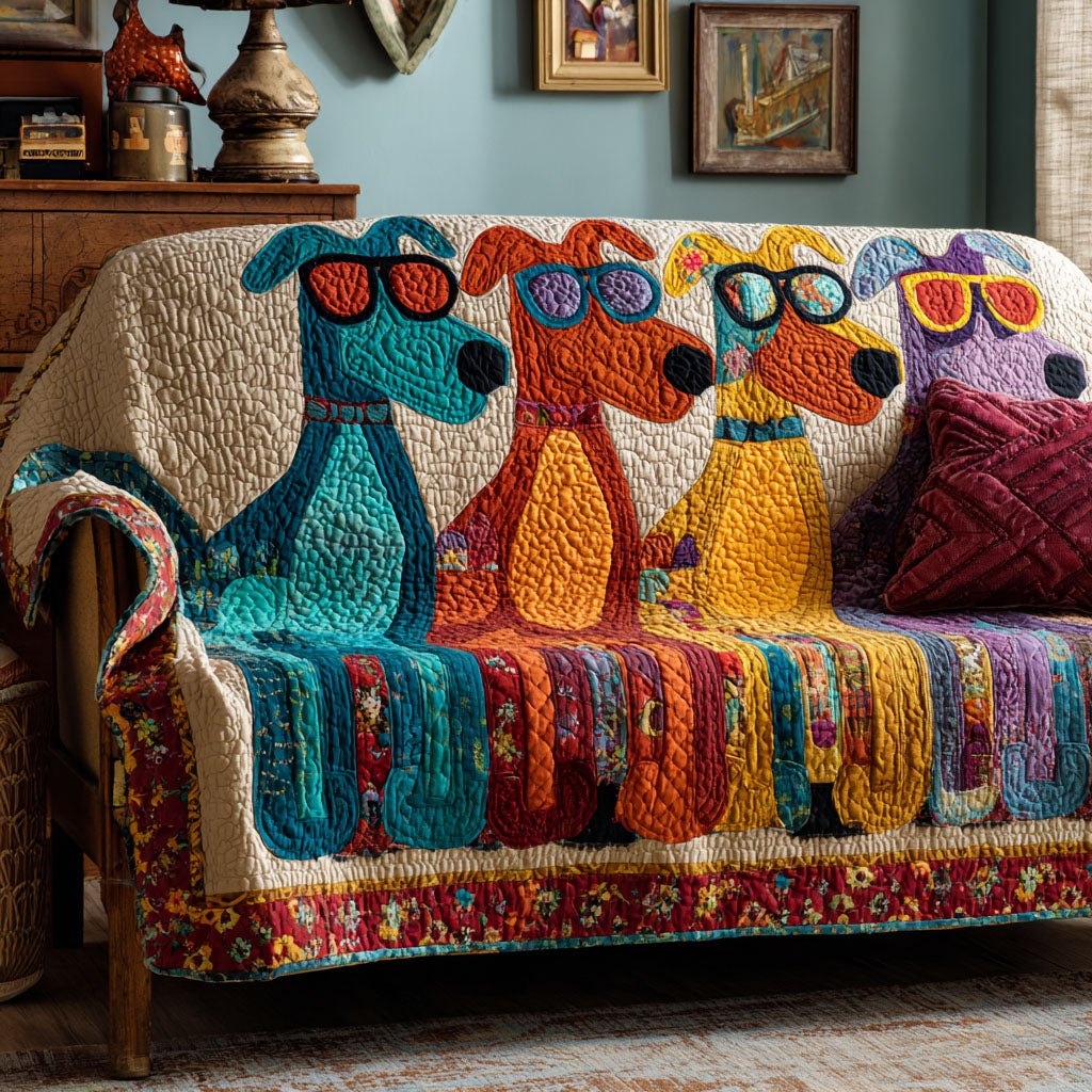 Groovy Dogs Sofa Cover