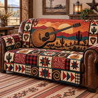 Southwest Cactus Acoustic Guitar Sofa Cover