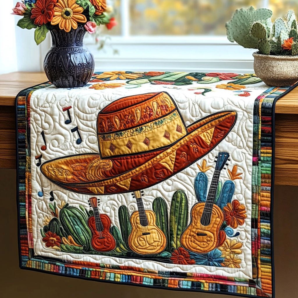 Guitar and Sunshine Celebration Table Runner