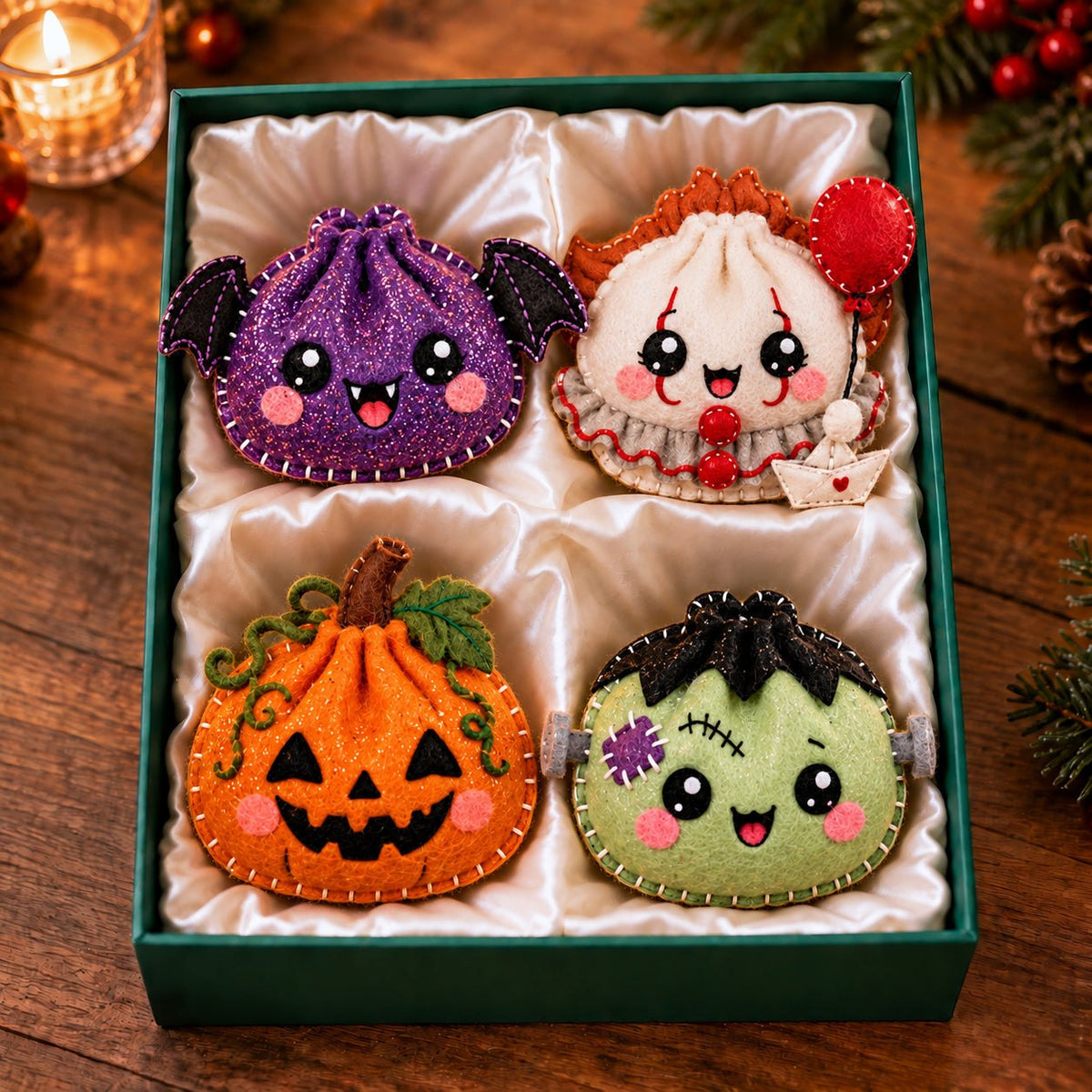 Halloween Dumpling Ornament Gift Set