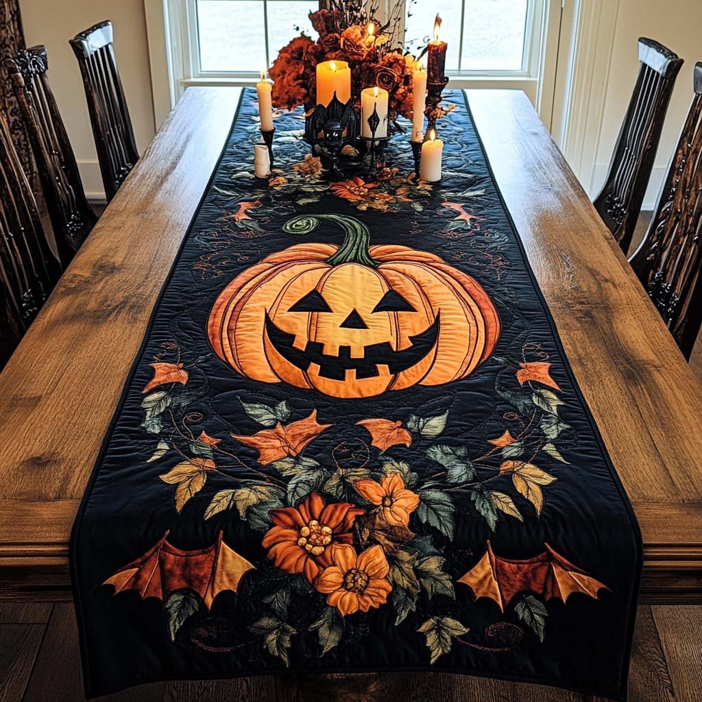 Halloween Cheer Place Table Runner