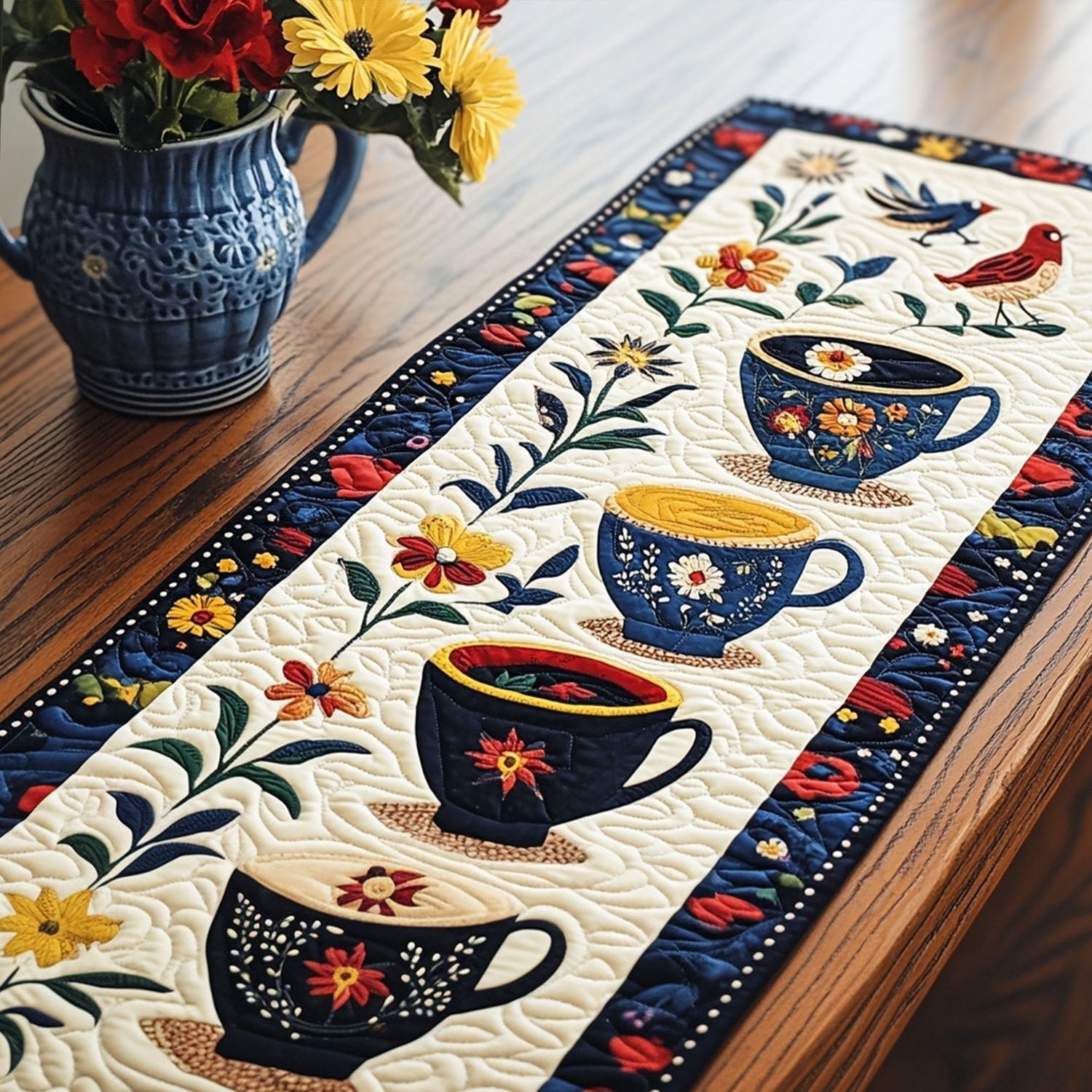 Handcrafted Grace Table Runner