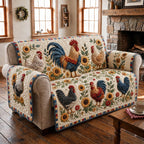 Happy Chickens Home Sofa Cover