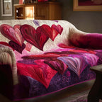 Happy Hearts Sofa Cover
