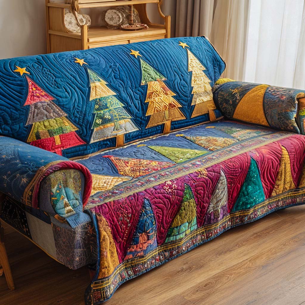 Happy Holiday Seaseon Sofa Cover