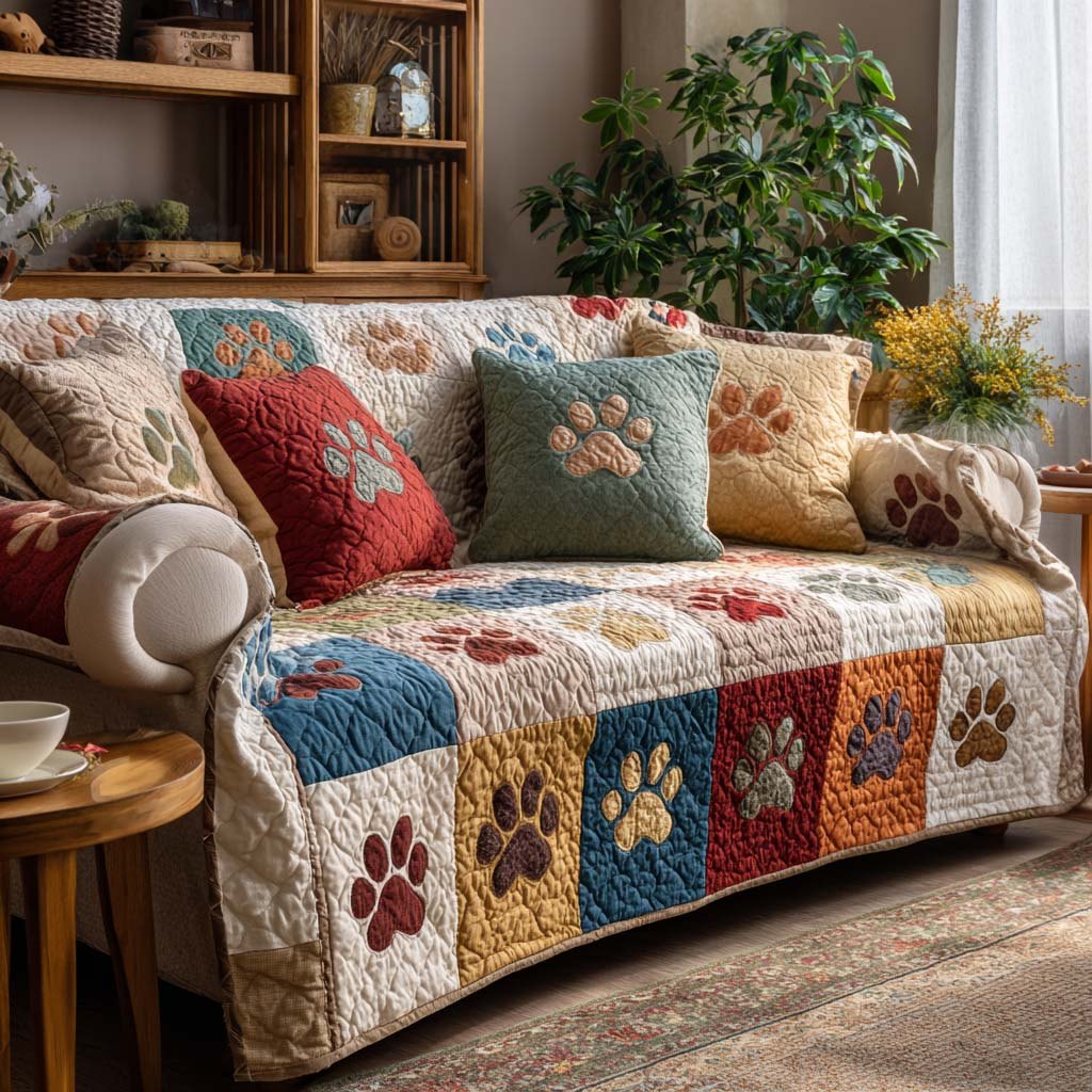 Happy Paw Sofa Cover
