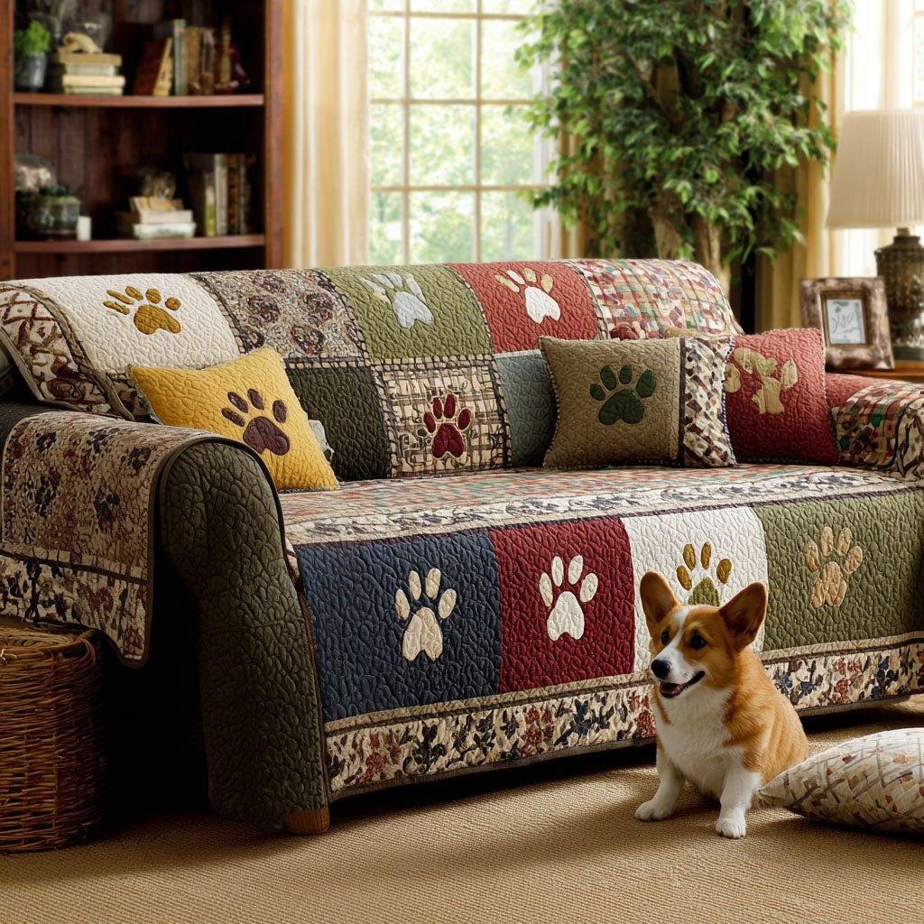 Happy Pawland Sofa Cover