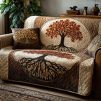 Autumn Tree with Deep Roots Sofa Cover