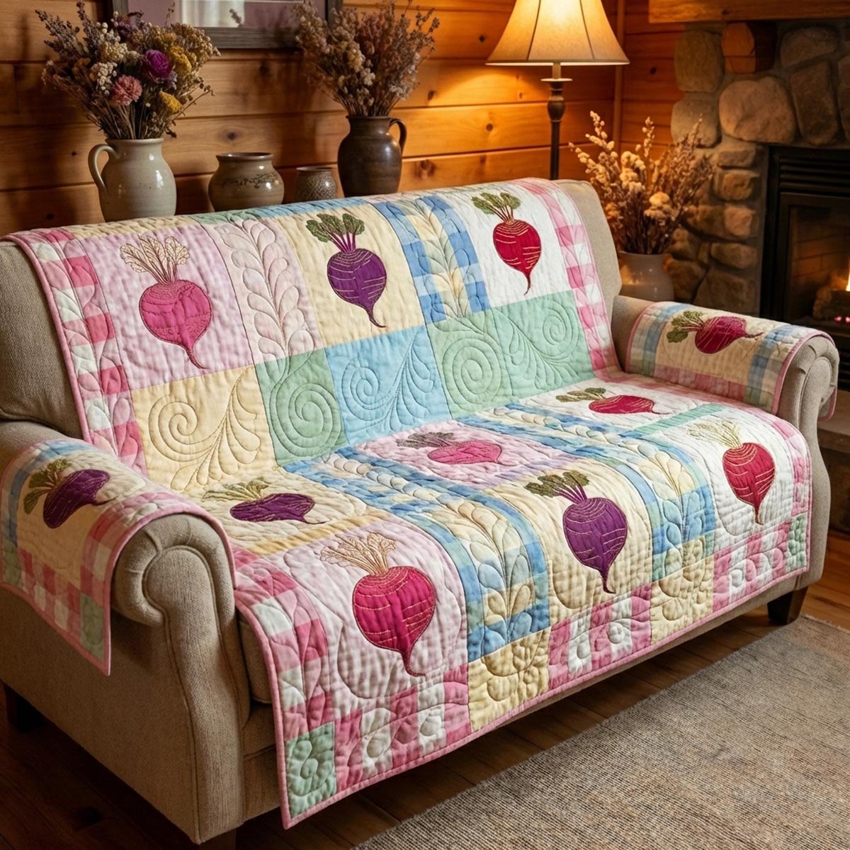 Harvest Beets Sofa Cover