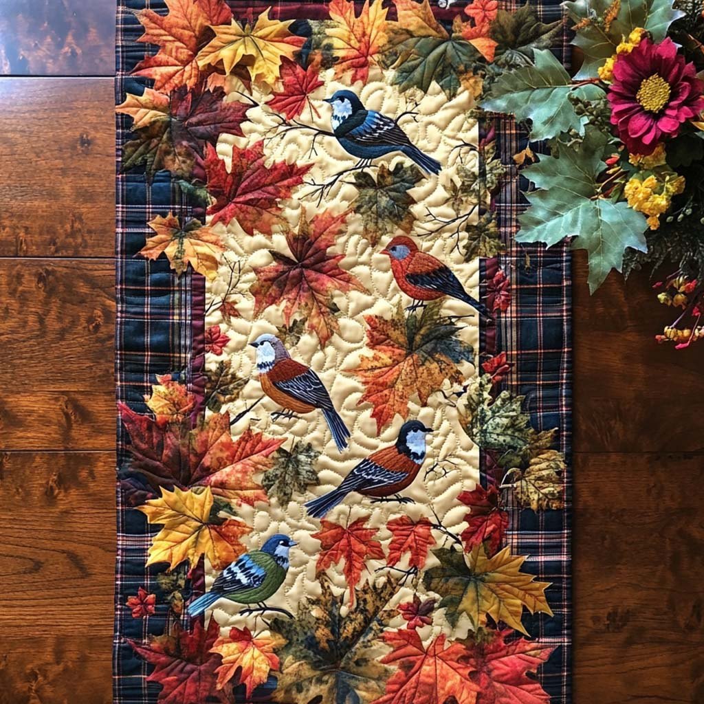 Harvest Bird Call Table Runner
