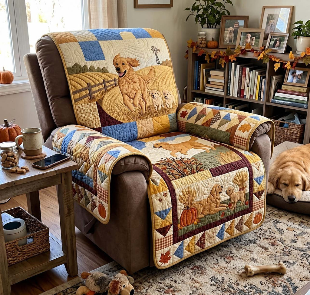 Harvest Field Goldens Sofa Cover