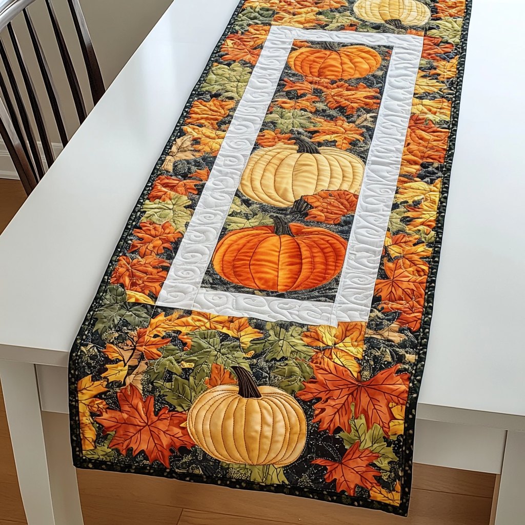 Harvest Pumpkin Joy Table Runner