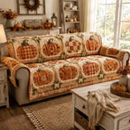 Harvest Pumpkin Patch Sofa Cover