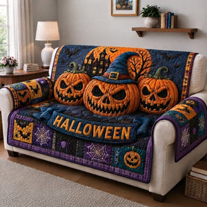 Harvest Pumpkin Sofa Cover - Made to Order
