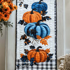 Harvest Pumpkin Trail Table Runner