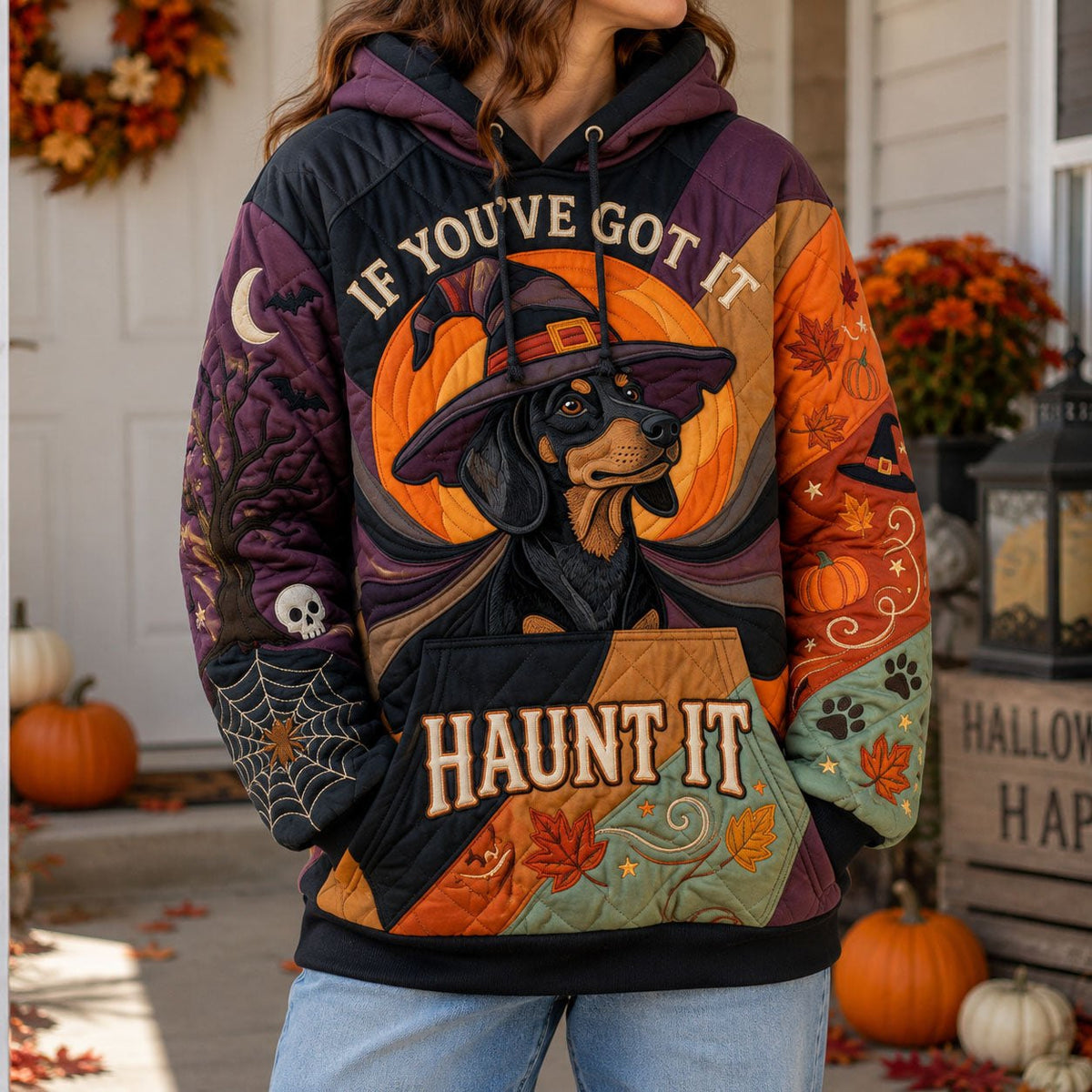 Haunt It hoodie, all-over print