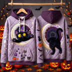 Haunted Cat hoodie, all-over print