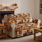 Haunted Halloween Whispers Sofa Cover