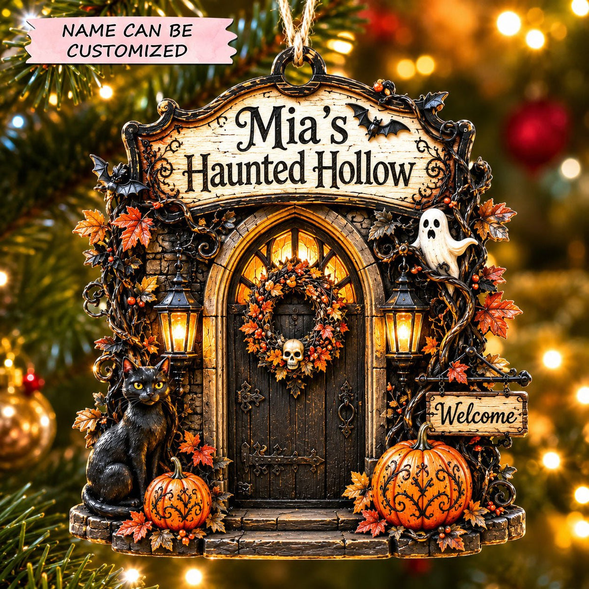 Haunted Hollow Christmas Ornament